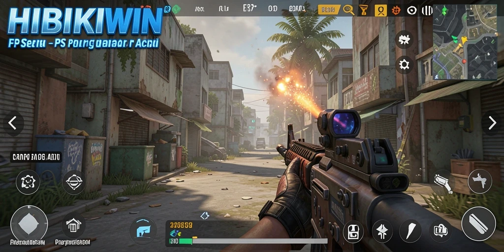 Tangkapan layar utama menampilkan aksi seru gameplay FPS