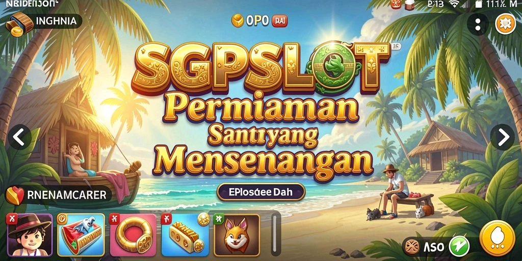 Tampilan menarik dari gameplay SGPSLOT yang seru.